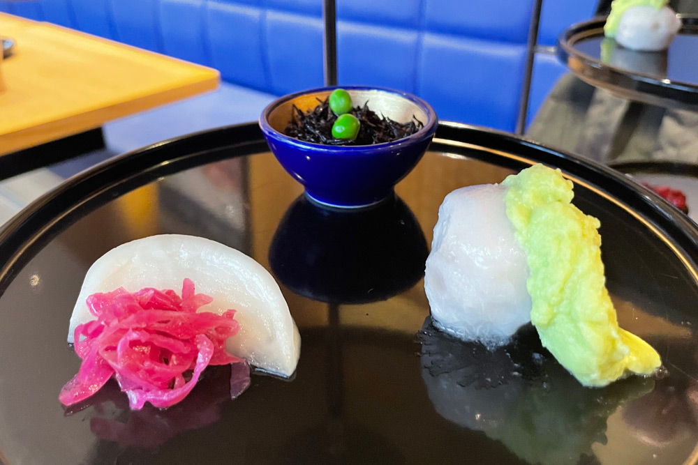 中段;煮物とピクルス(副菜)