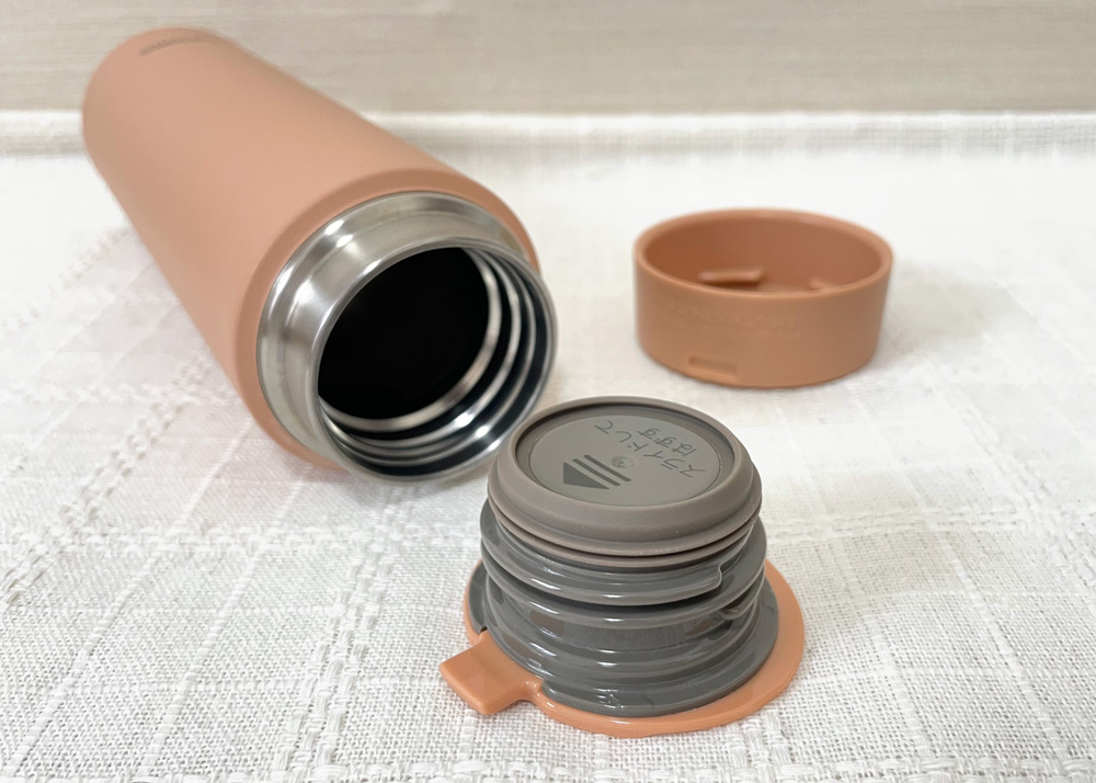 まる洗いユニット(パーツ分けした水筒)