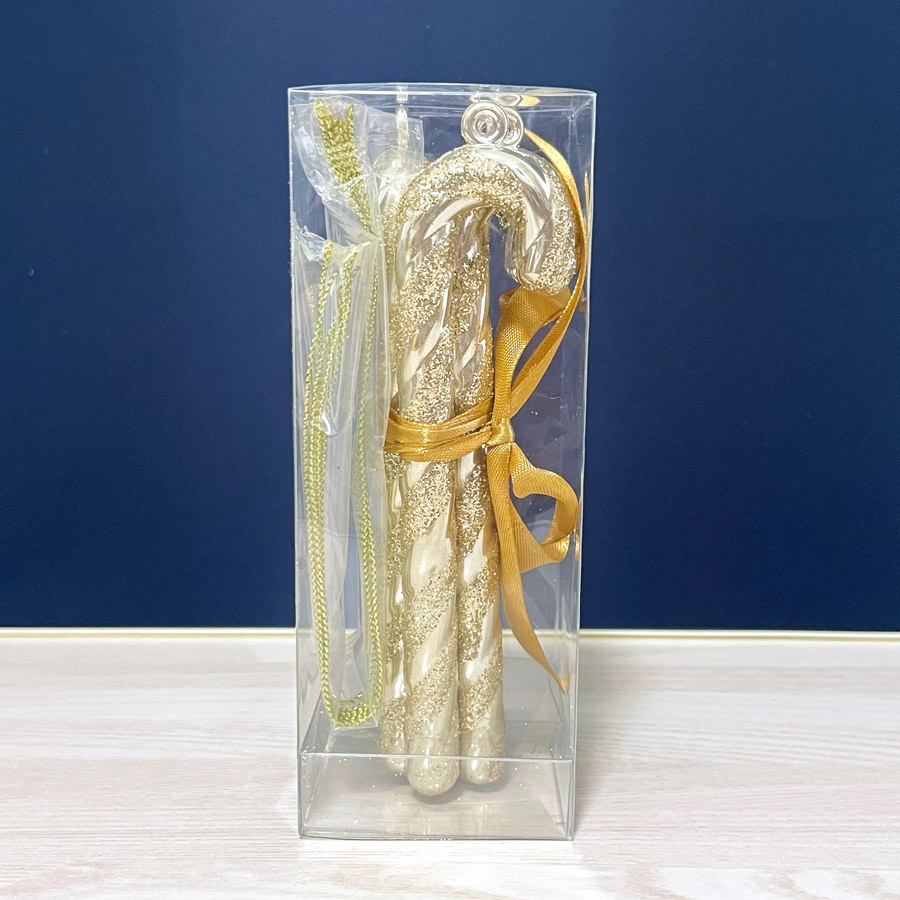 ニトリのツリーオーナメント(キャンディ ゴールド)