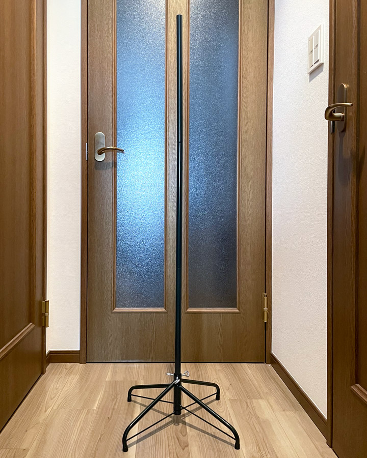 組み立てたポール