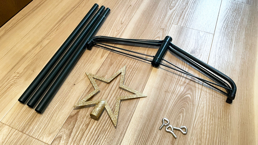 クリスマスツリーのパーツ