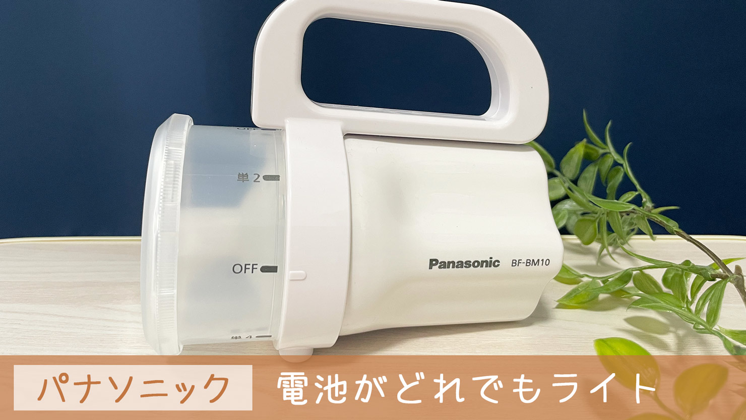 【レビュー】パナソニックの電池がどれでもライト｜防災・アウトドアに