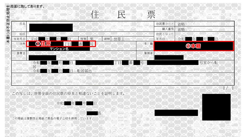 住民票