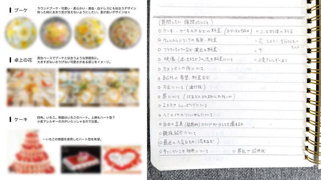 要望の参考写真と質問事項