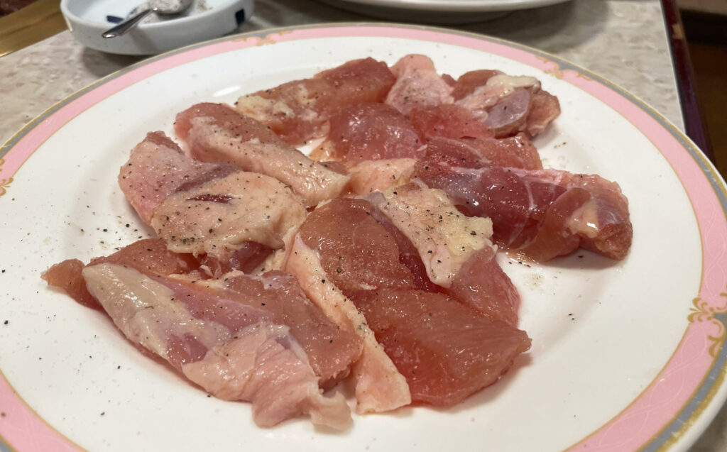 焼く鳥