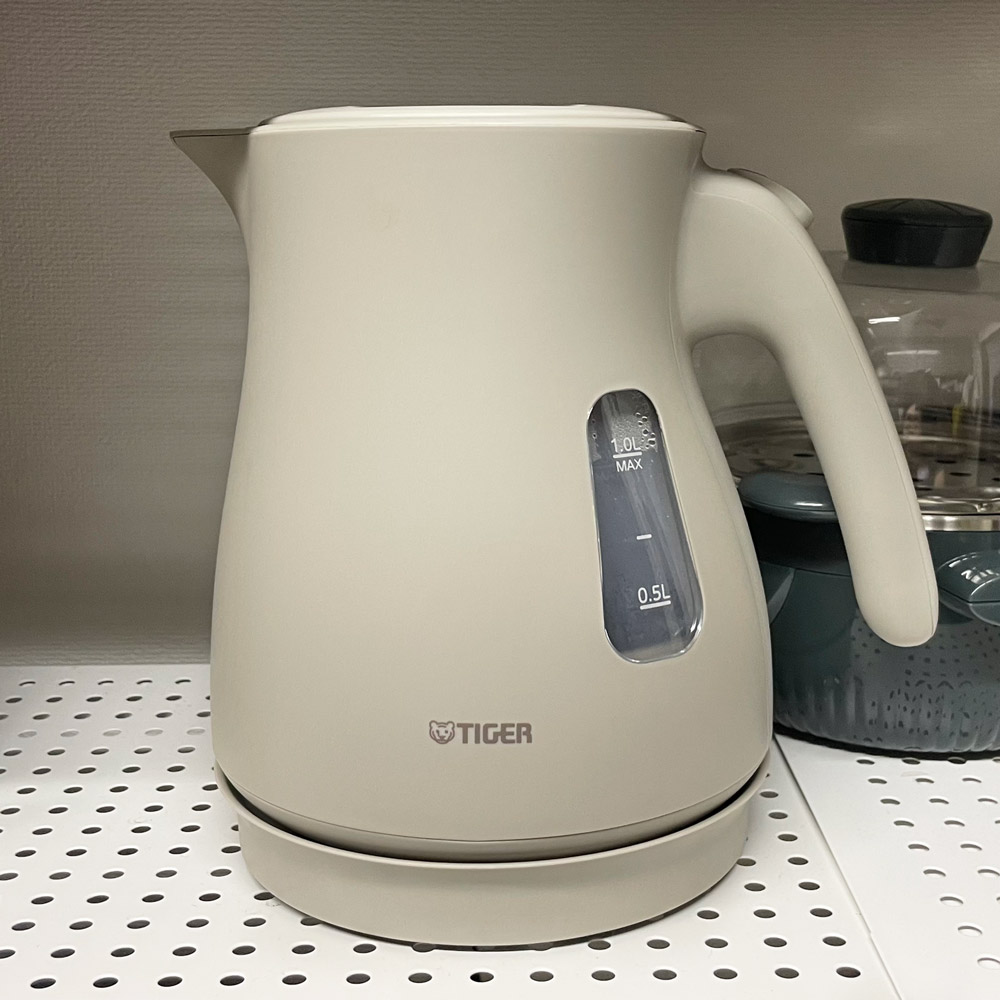 Tigerの蒸気レス電気ケトル